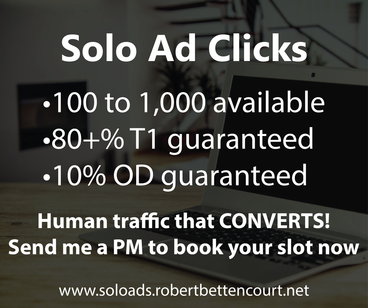 Laptop Dark Solo Ad